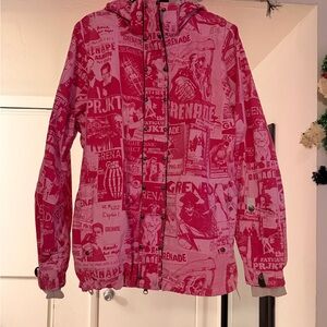 Pink Grenade Graphic Hoodie